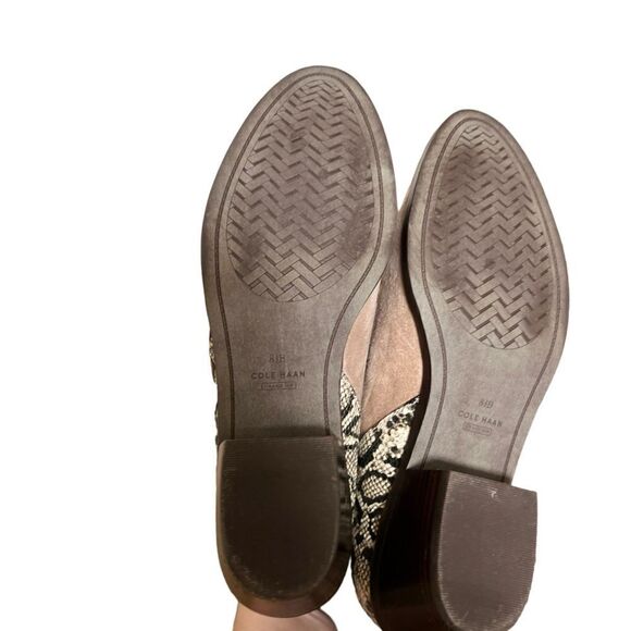 Cole Haan Gracy Bootie Snakeskin Suede Size 8.5 - Picture 7 of 7